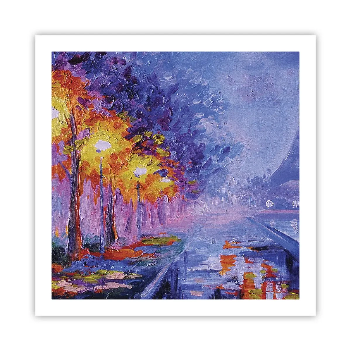 Póster - Un paseo de ensueño - 60x60 cm