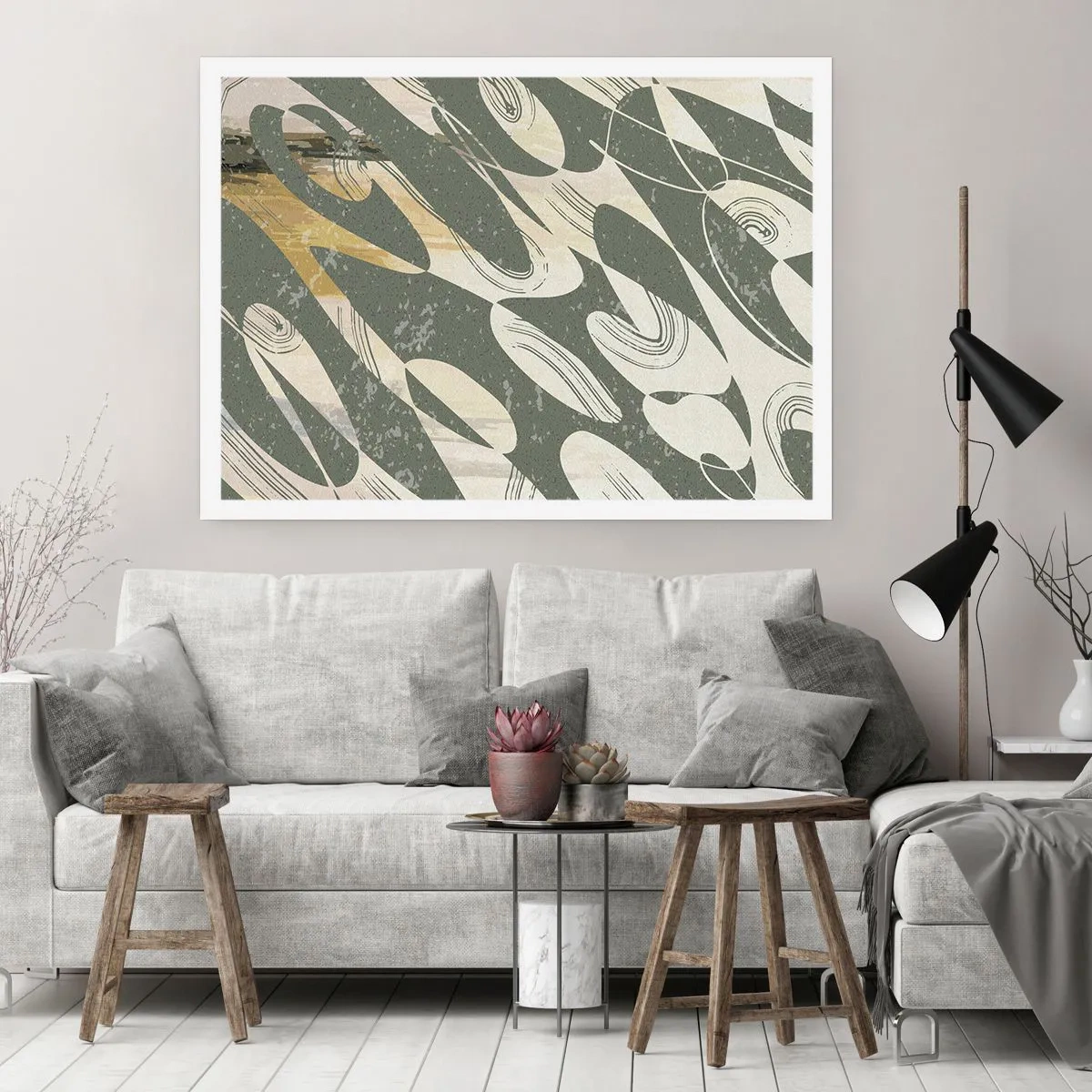 Póster - Abstracción rítmica - 40x30 cm