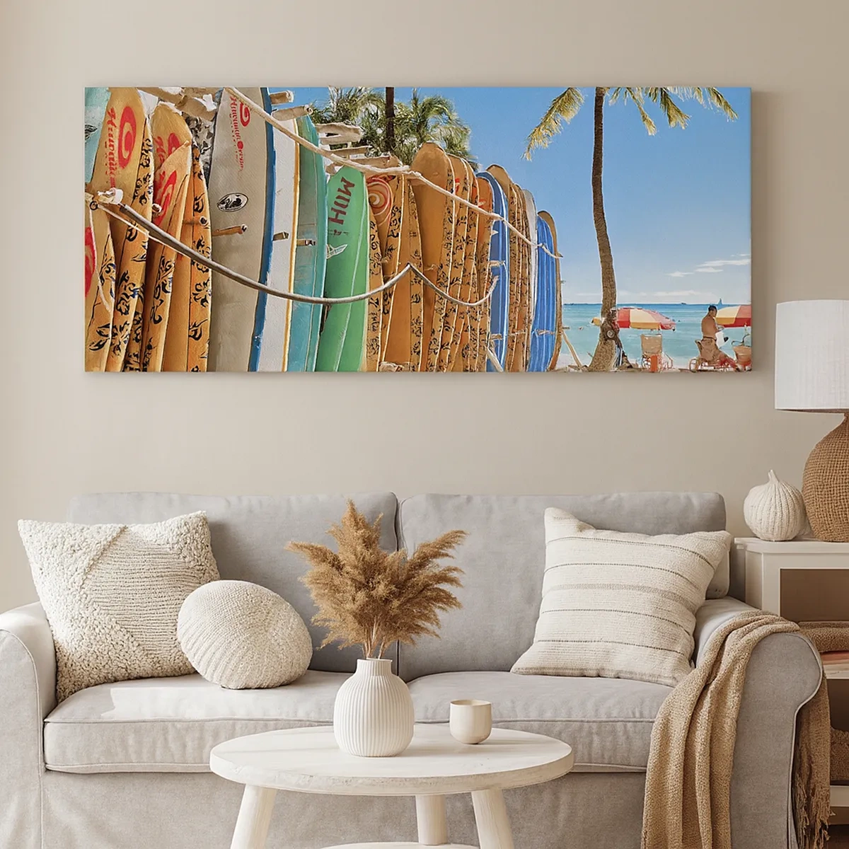 Cuadro sobre lienzo - Impresión de Imagen - Diversión soleada - 30x30 cm