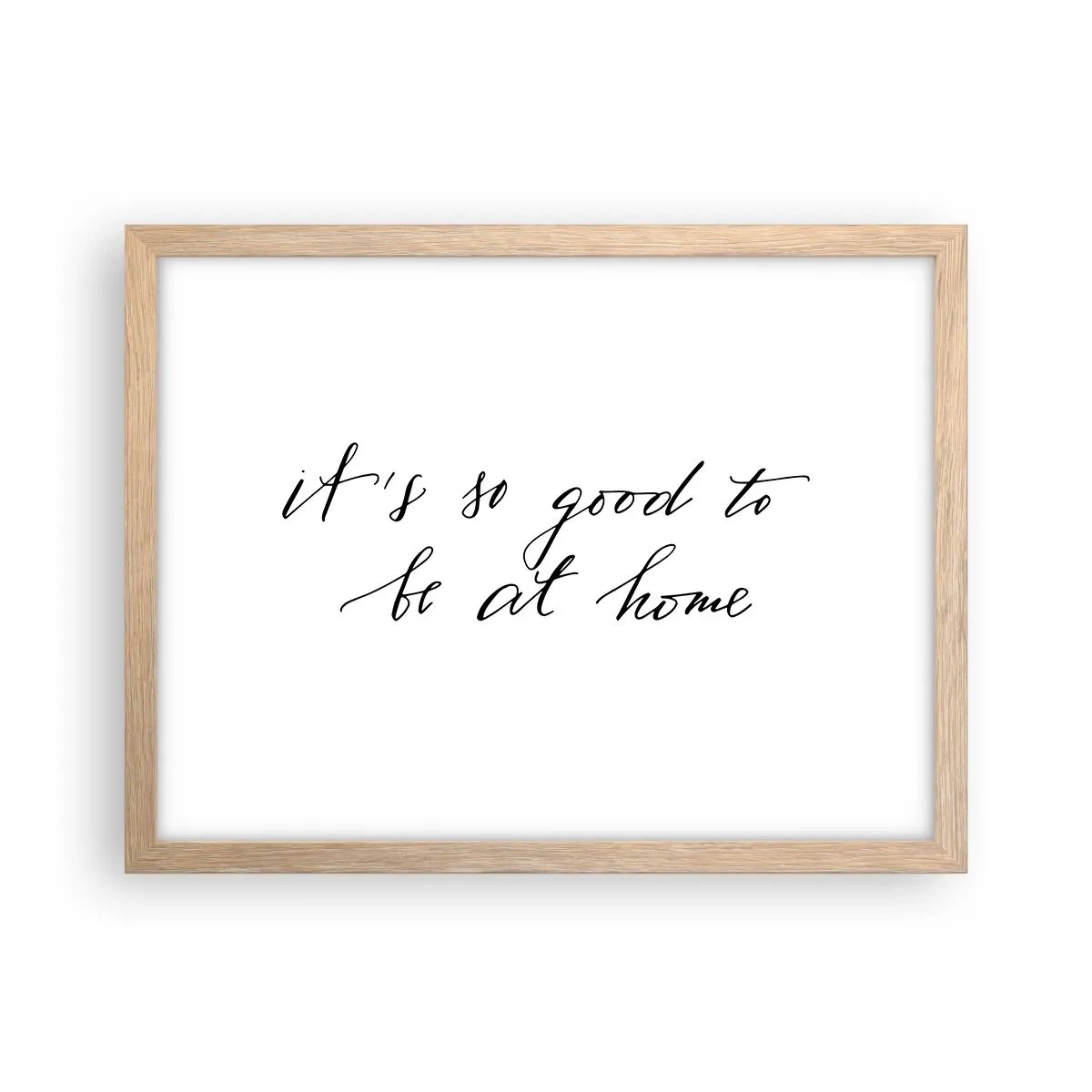 Póster en marco roble claro - Toda la verdad - 40x30 cm