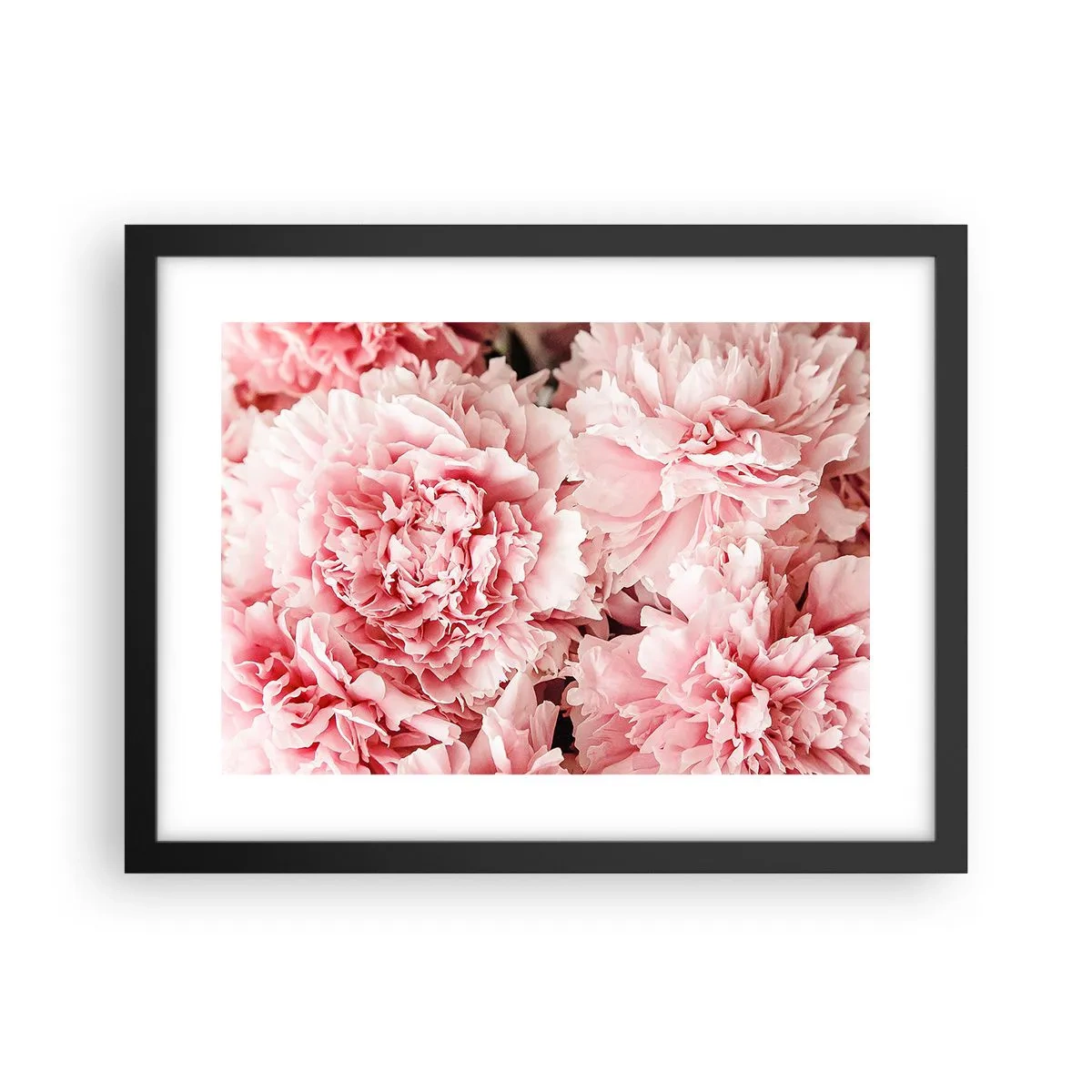Póster en marco negro - Sueño rosa - 40x30 cm