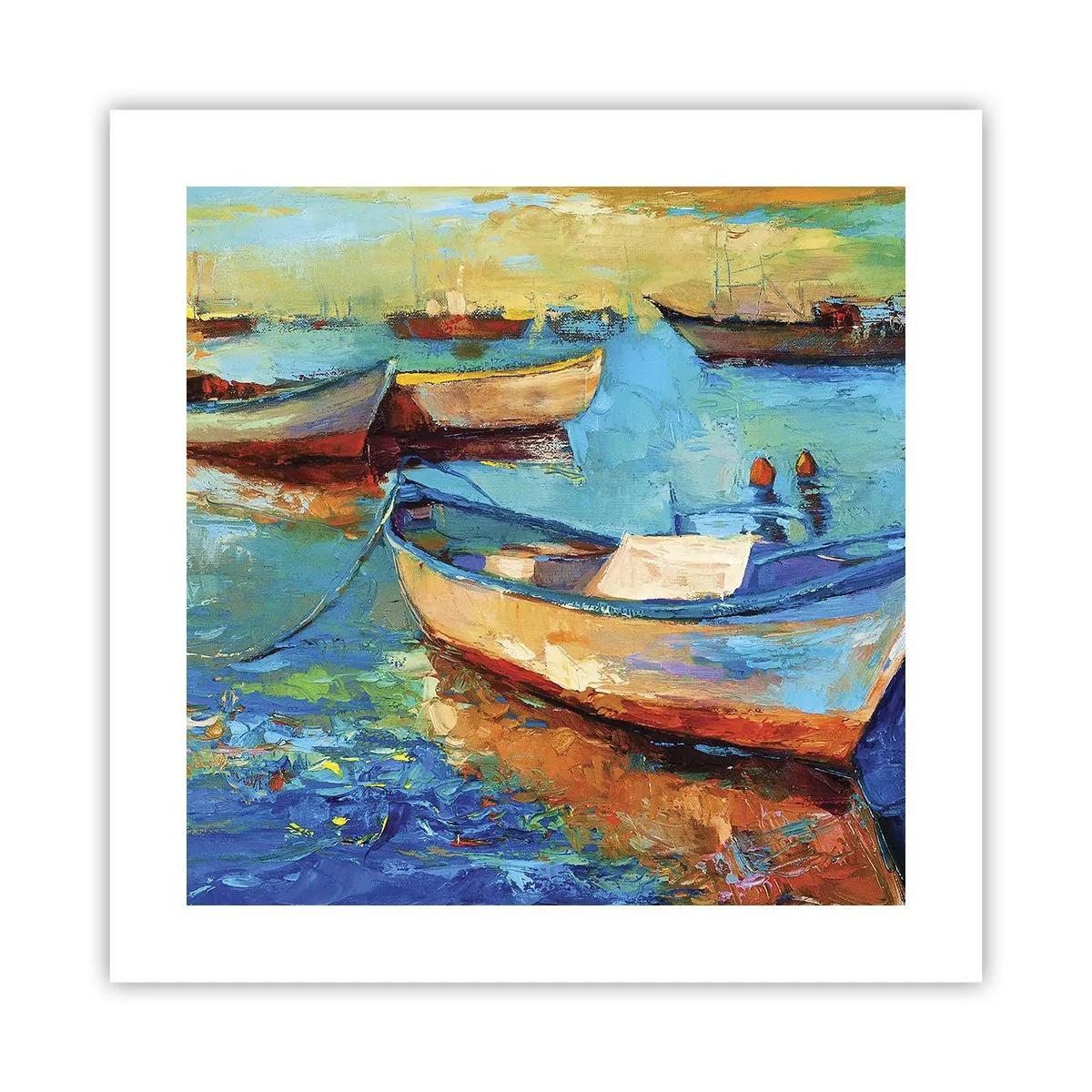 Póster - En la bahía sur - 40x40 cm
