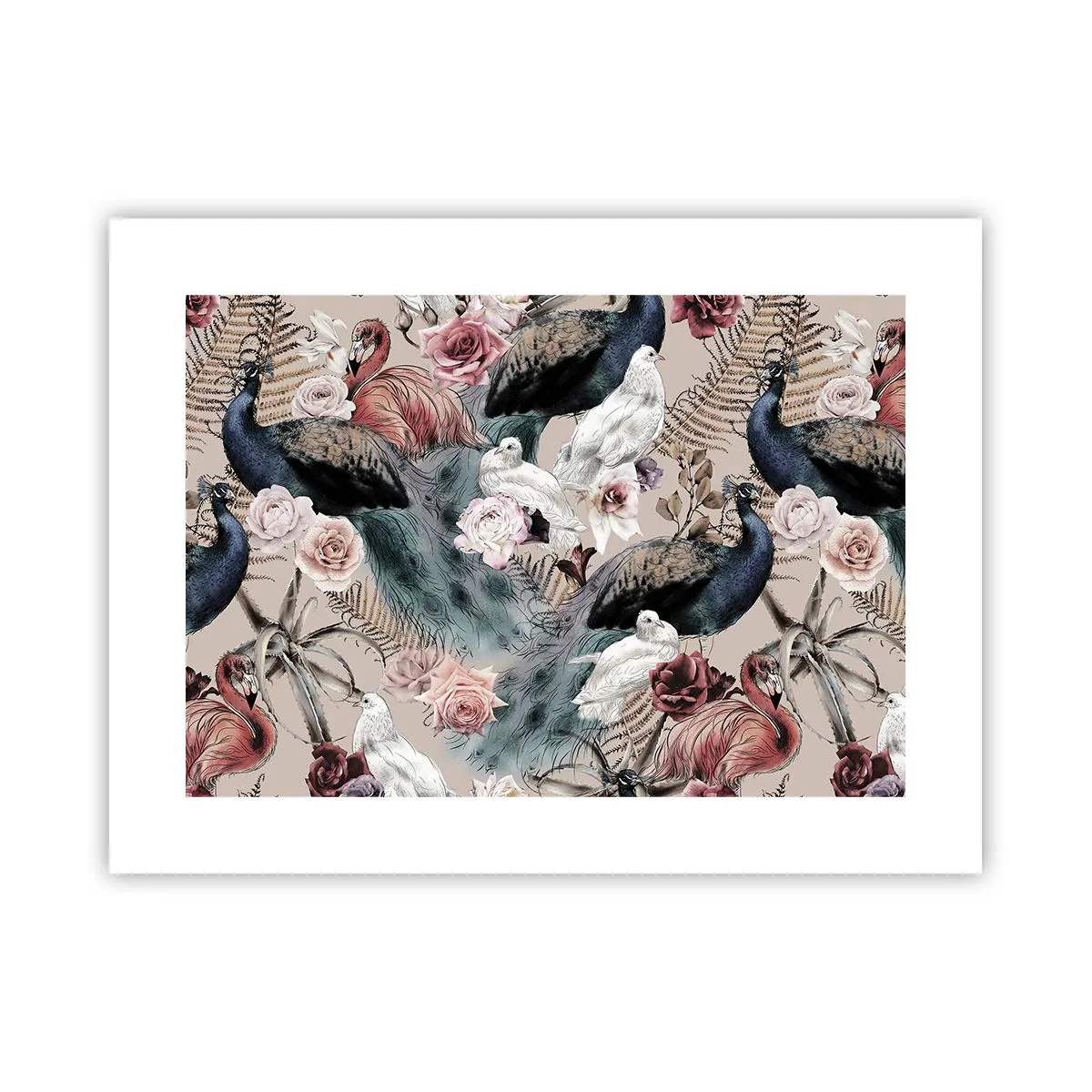 Póster - En un jardín de palacio - 40x30 cm