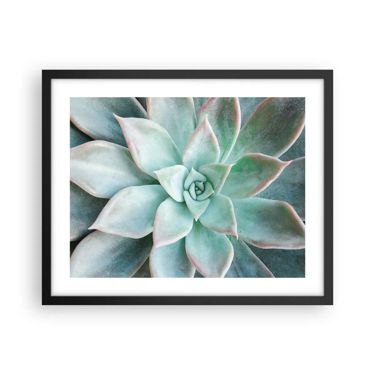 Póster en marco negro - El corazón del desierto - 50x40 cm