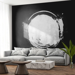 Fotomural Premium Sand - La buena salida - Rueda, Planeta, Luna - 150x105 cm