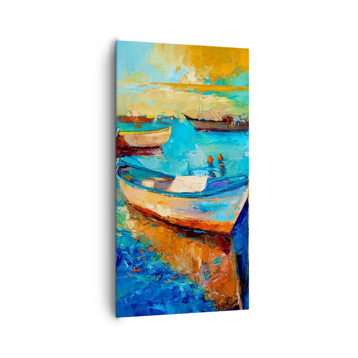 Cuadro sobre lienzo - Impresión de Imagen - En la bahía sur - 65x120 cm
