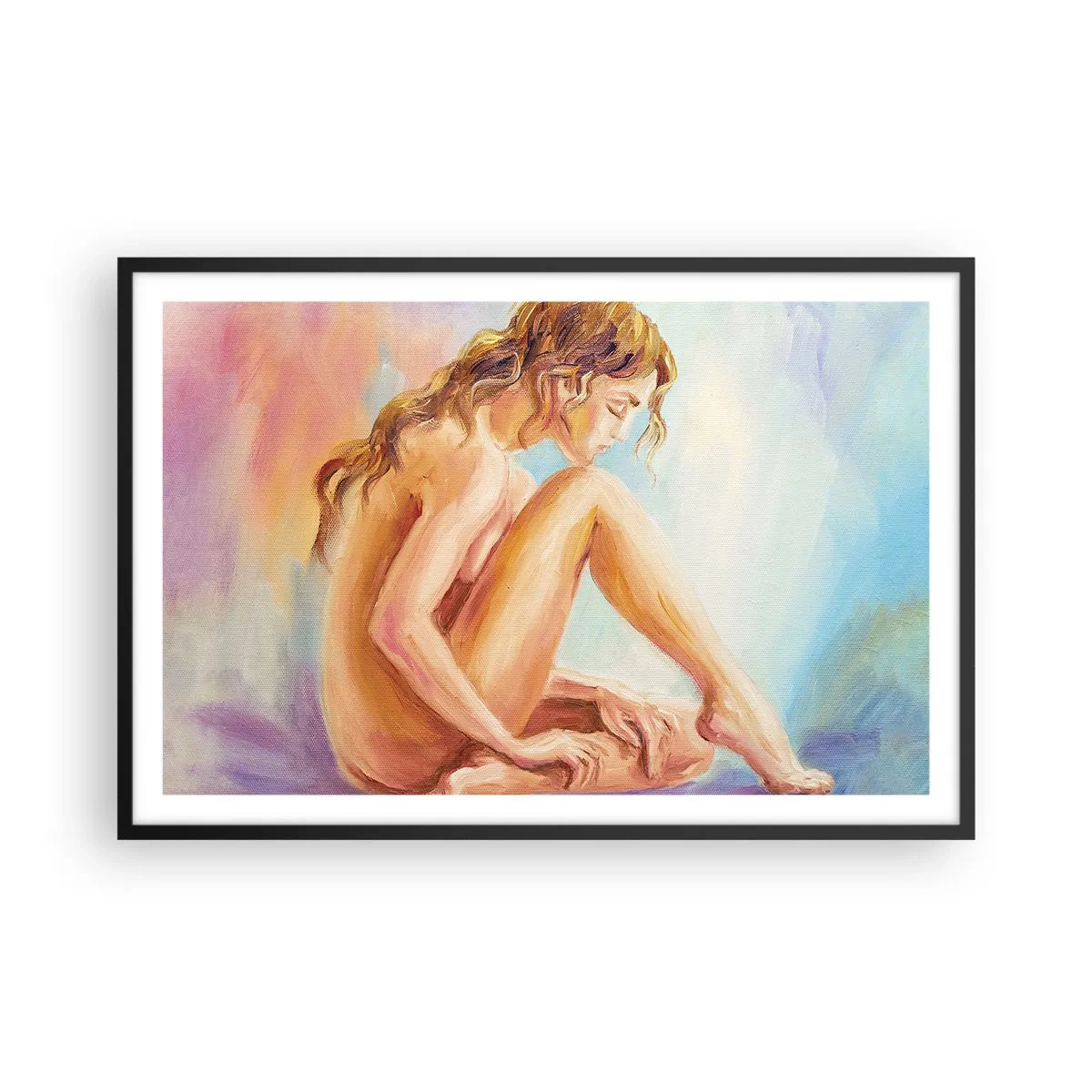 Póster en marco negro - Acto de juventud - 91x61 cm