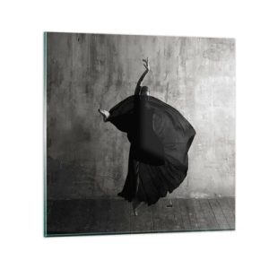 Cuadro sobre vidrio - Impresiones sobre Vidrio - Cargada de pasión - 70x70 cm