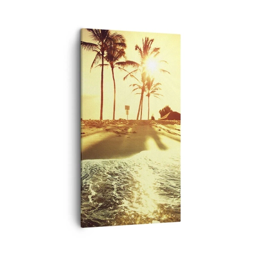 Cuadro sobre lienzo - Impresión de Imagen - Una tarde californiana - 45x80 cm
