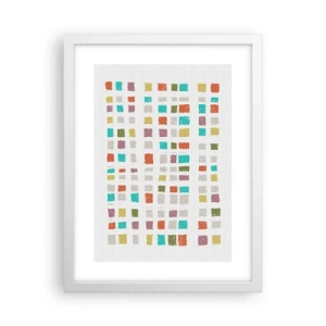 Póster en marco blanco - Juego desconocido - 30x40 cm