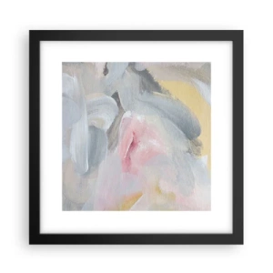 Póster en marco negro - En un mundo de colores pastel - 30x30 cm
