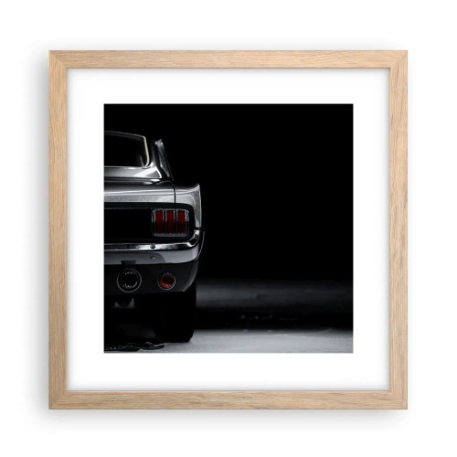 Póster en marco roble claro - El encanto de los clásicos - 30x30 cm