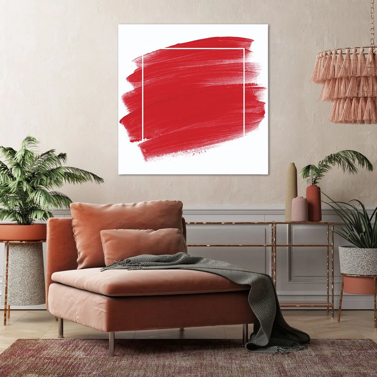 Cuadro sobre lienzo - Impresión de Imagen - Fuera del marco - 70x70 cm