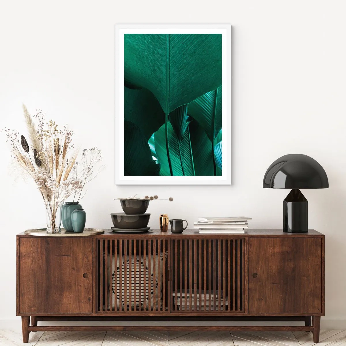 Póster en marco blanco - De cara a la luz - 30x40 cm