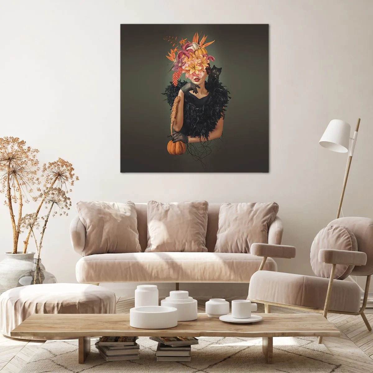 Cuadro sobre lienzo - Impresión de Imagen - Hechizo de bruja - 50x50 cm