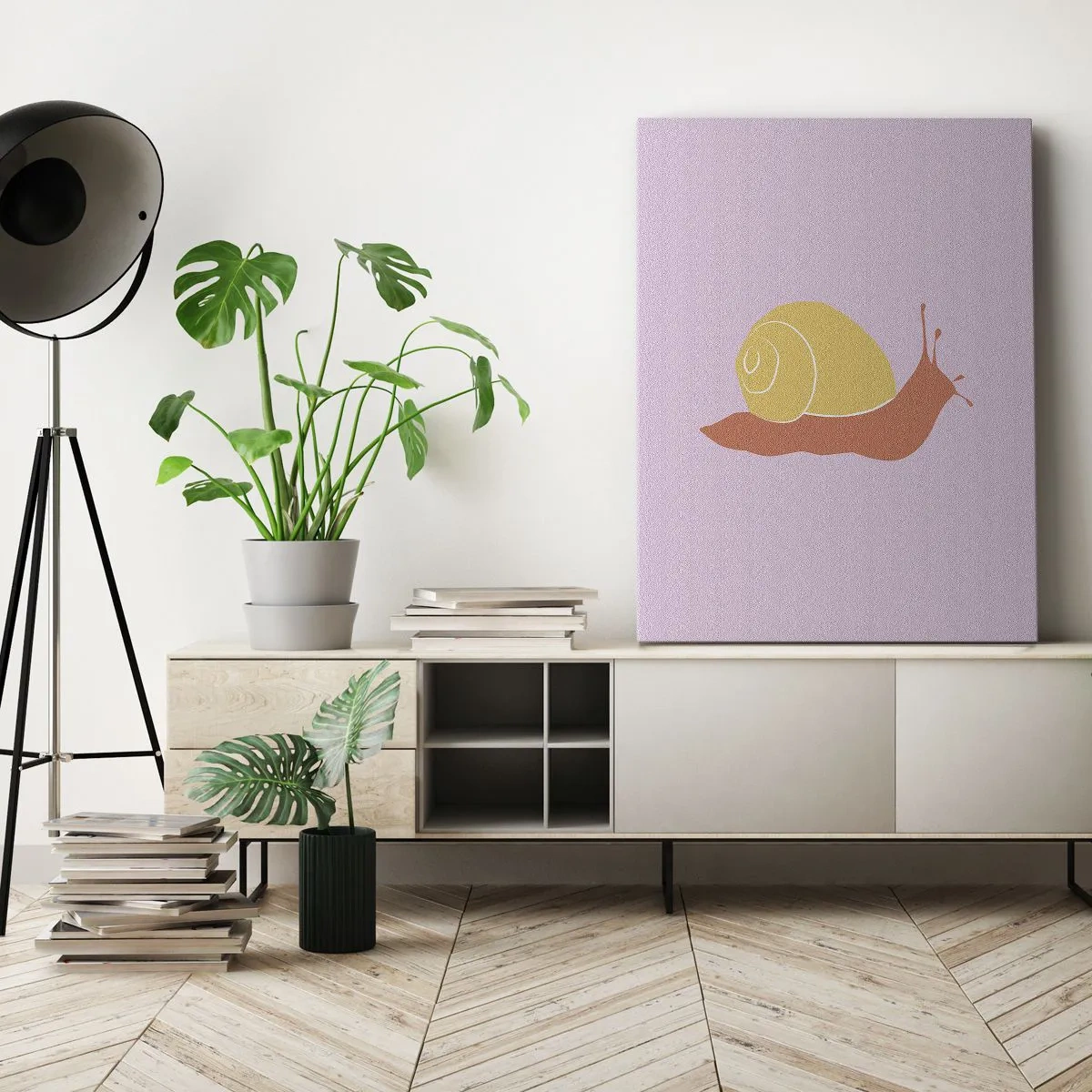 Cuadro sobre lienzo - Impresión de Imagen - No hay prisa - 80x120 cm