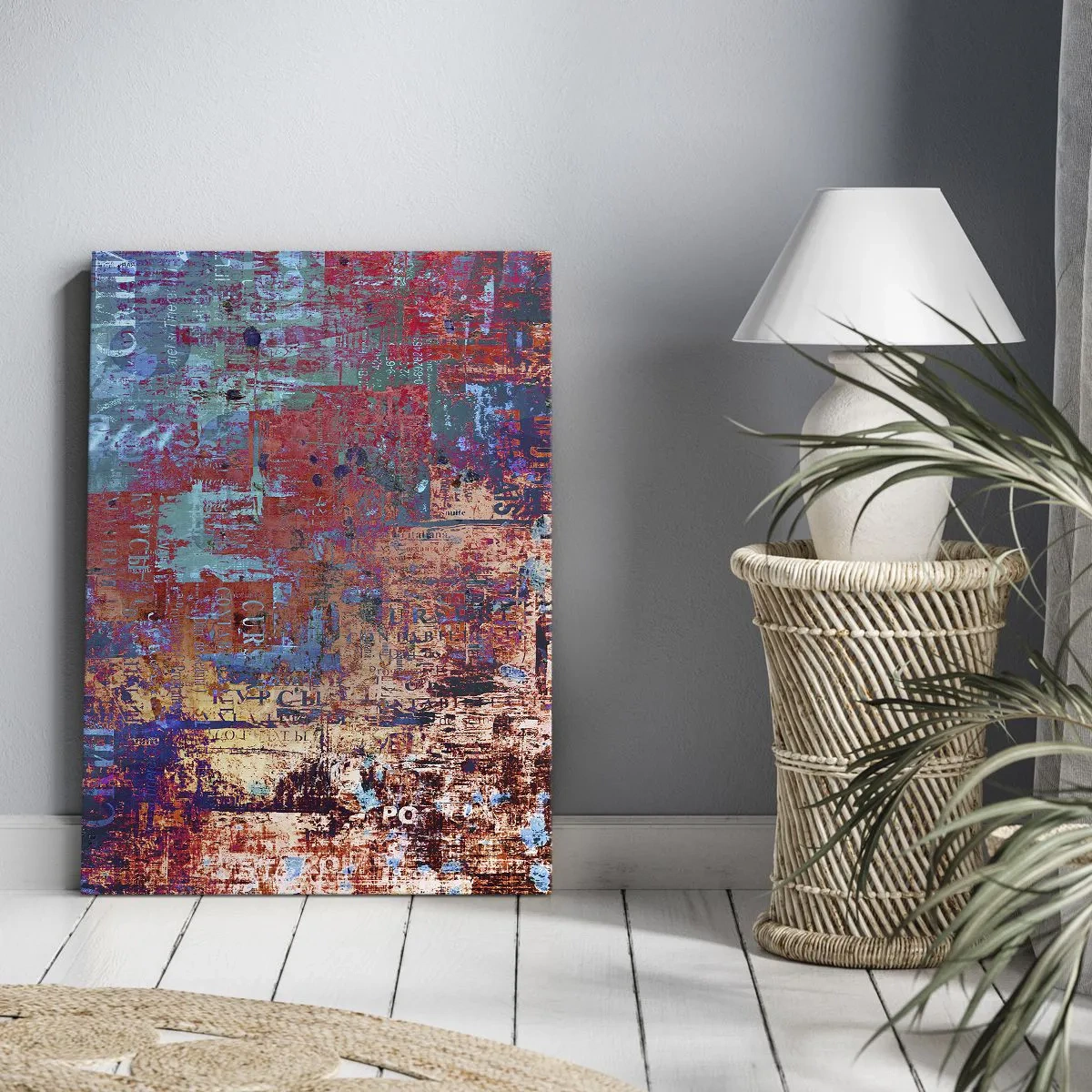 Cuadro sobre lienzo - Impresión de Imagen - Memoria y olvido - 45x80 cm