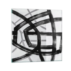 Cuadro sobre vidrio - Impresiones sobre Vidrio - Construir profundidad - 70x70 cm