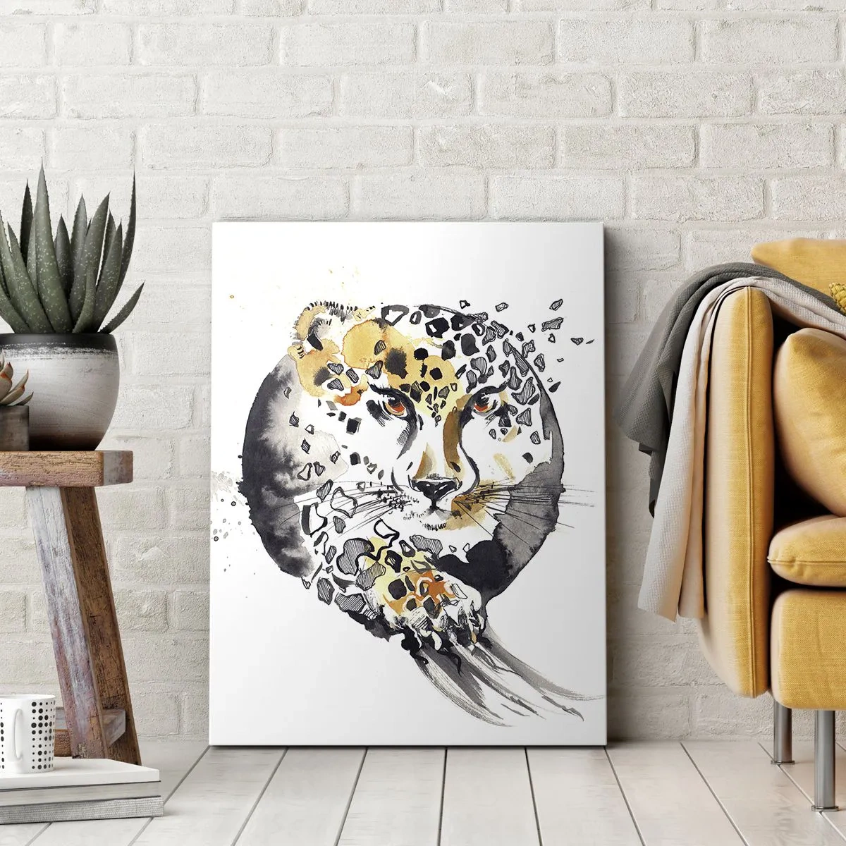 Cuadro sobre lienzo - Impresión de Imagen - Belleza depredadora - 65x120 cm