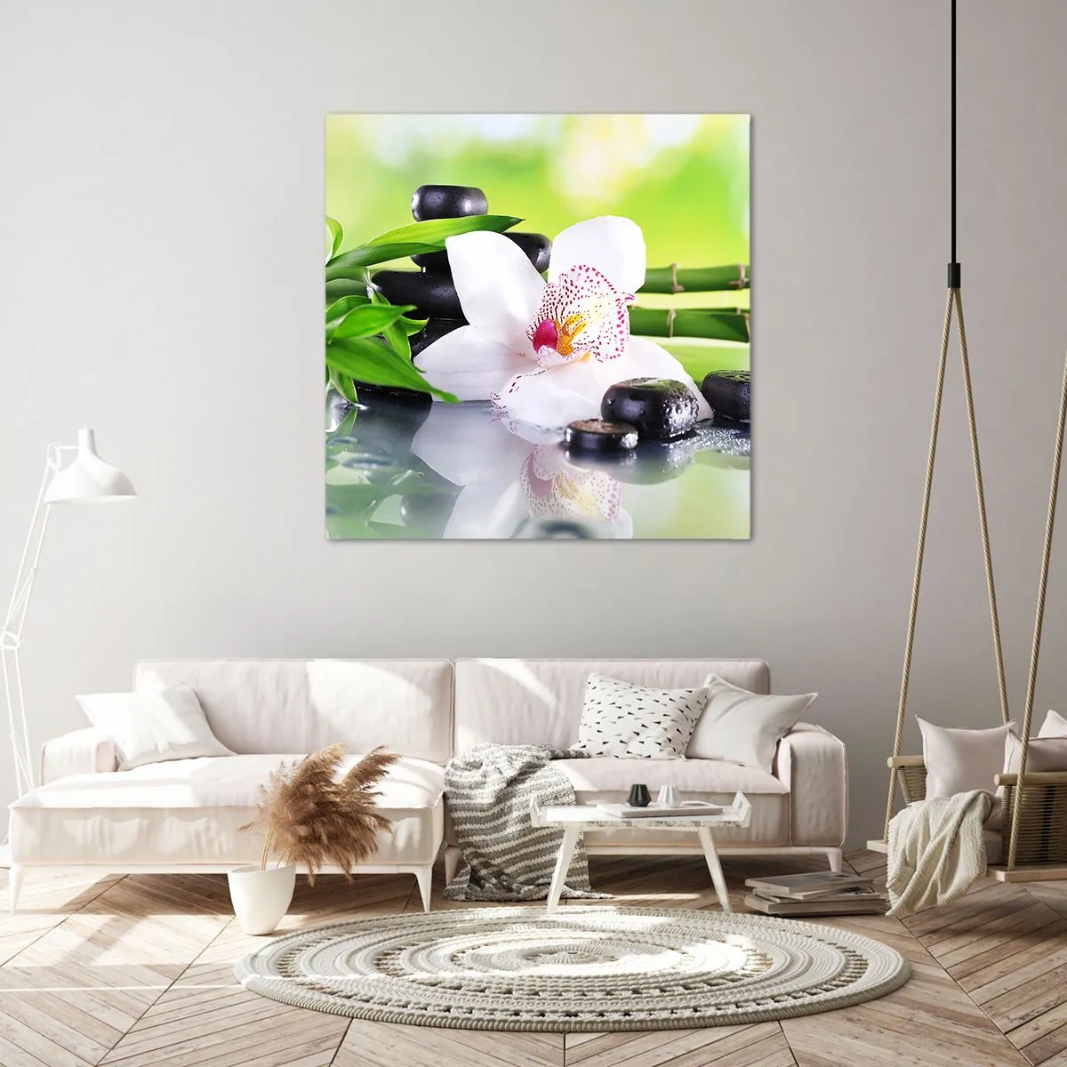 Cuadro sobre lienzo - Impresión de Imagen - Frescura - 70x70 cm