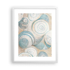 Póster en marco blanco - ¿Qué esconden en su interior? - 40x50 cm