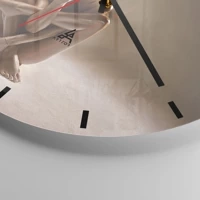 Esfera sin numeración, con rayas