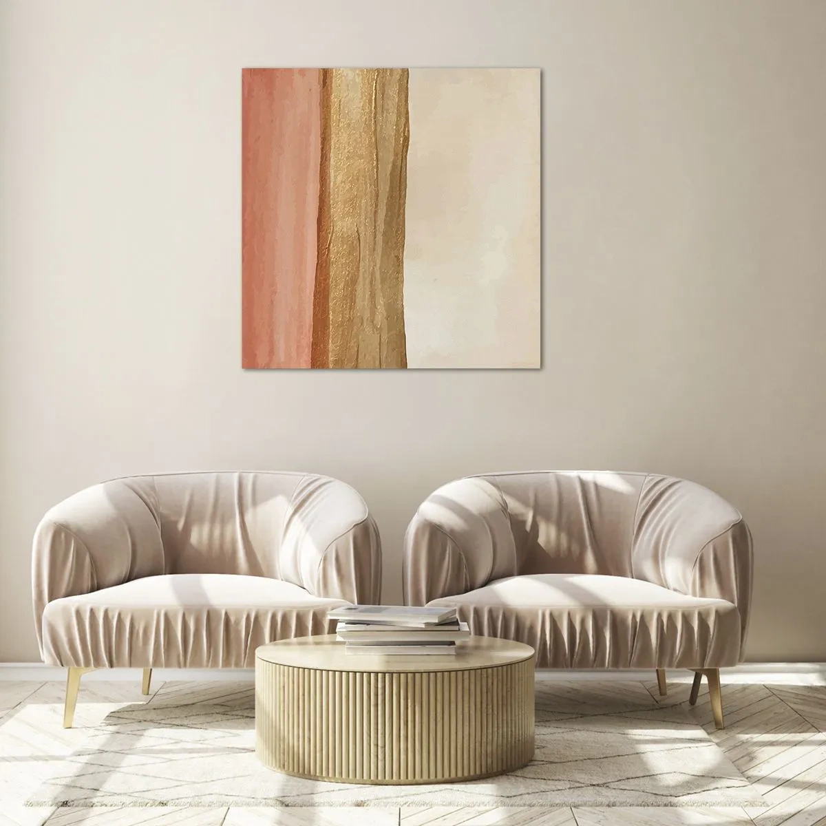 Cuadro sobre vidrio - Impresiones sobre Vidrio - Composición vertical - 40x40 cm