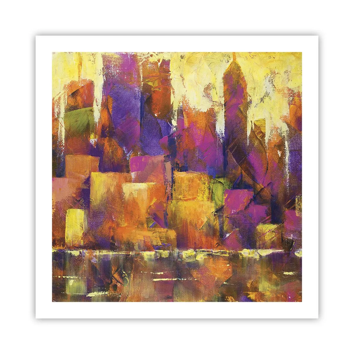 Póster - Composición metropolitana - 60x60 cm