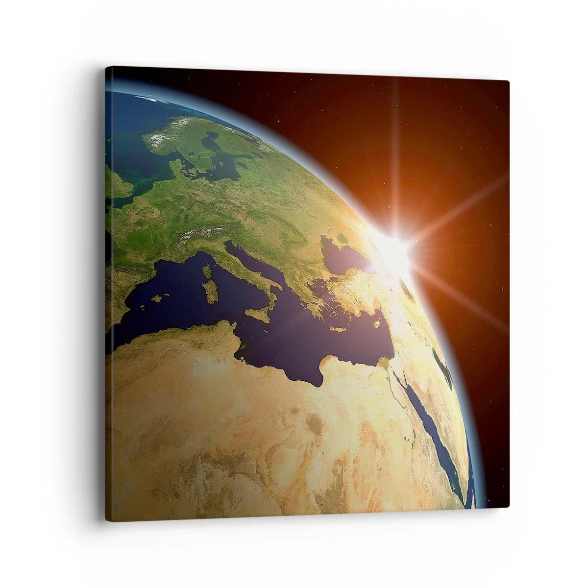 Cuadro sobre lienzo - Impresión de Imagen - Amanecer - 40x40 cm