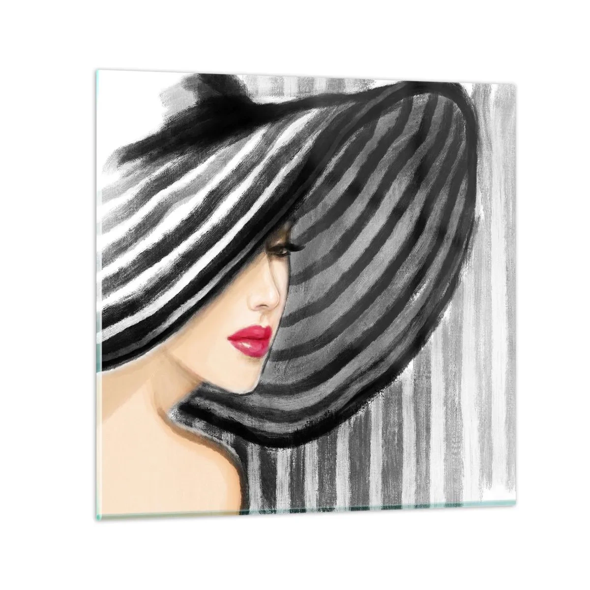 Cuadro sobre vidrio - Impresiones sobre Vidrio - ¿Dónde puedo encontrarte? - 60x60 cm