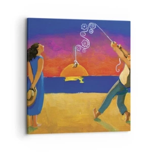 Cuadro sobre lienzo - Impresión de Imagen - Mucho más que una estrella del cielo - 70x70 cm