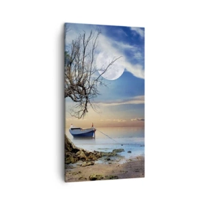 Cuadro sobre lienzo - Impresión de Imagen - ¿Es el final o el principio? - 45x80 cm