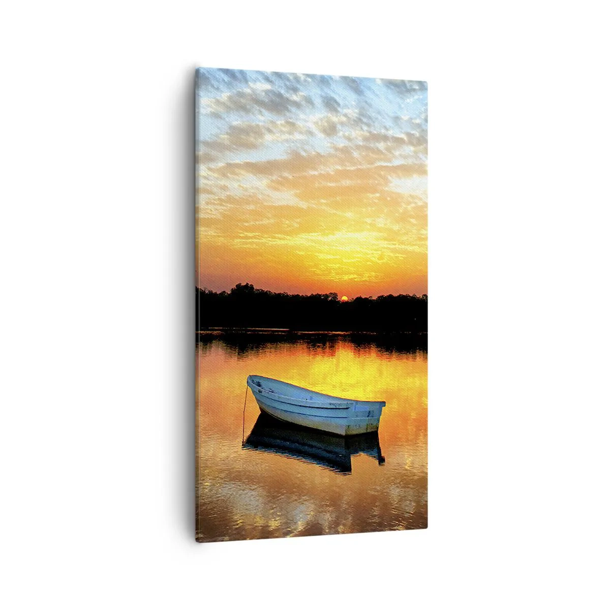 Cuadro sobre lienzo - Impresión de Imagen - Mirar, escuchar, meditar - 55x100 cm