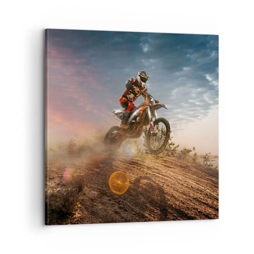 Cuadro sobre lienzo - Impresión de Imagen - A por la victoria - 60x60 cm