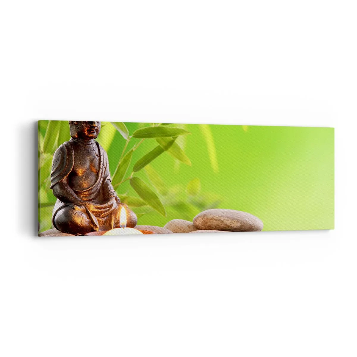 Cuadro sobre lienzo - Impresión de Imagen - La vida es bella - 90x30 cm