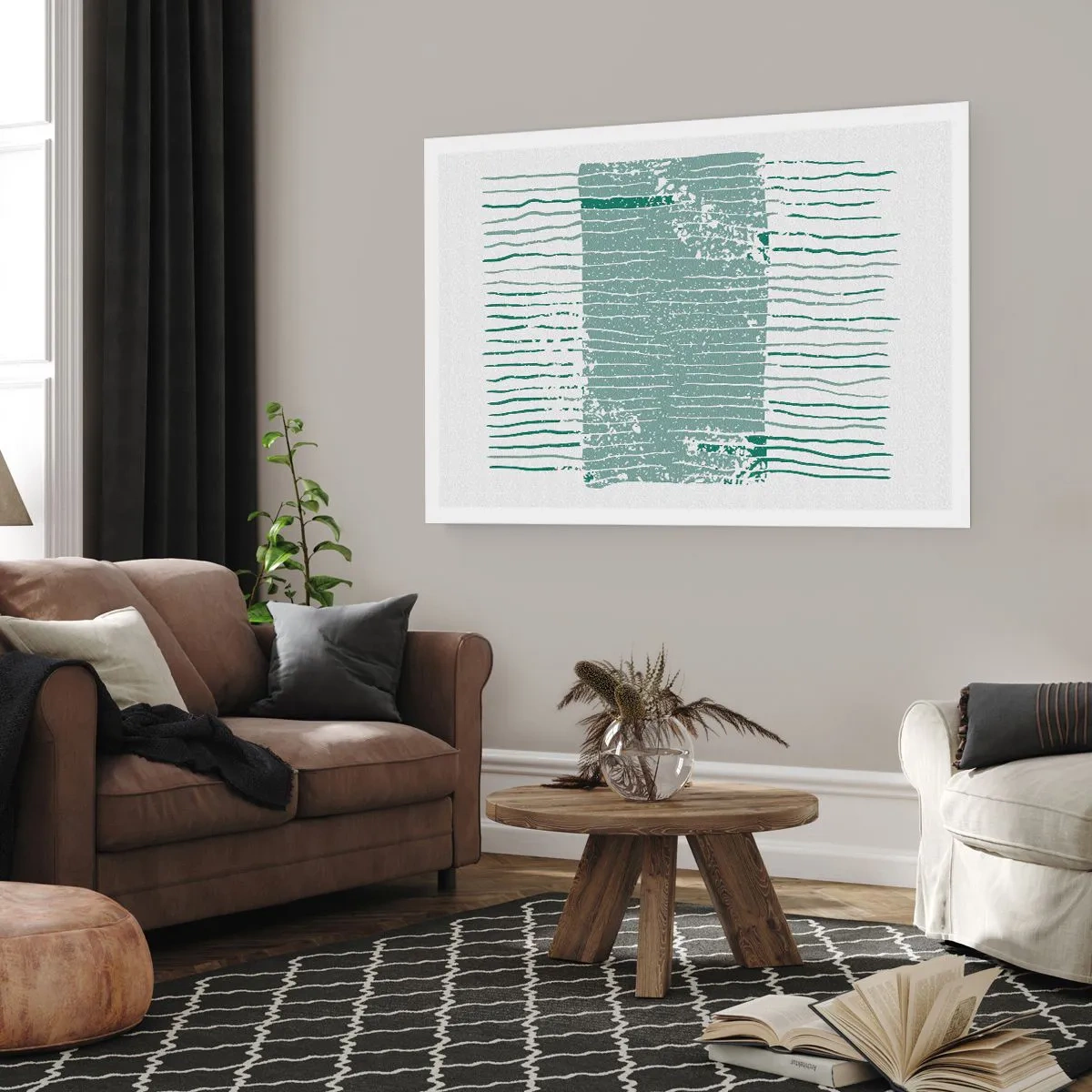 Póster - Abstracción marina - 91x61 cm