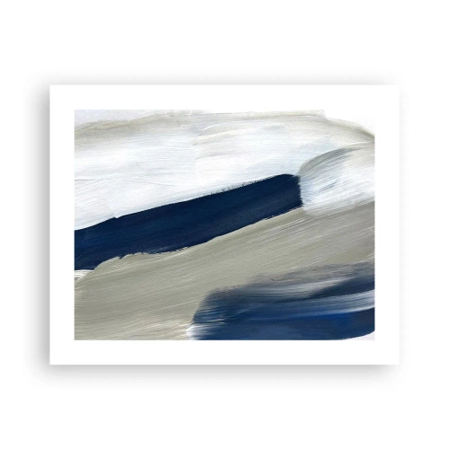 Póster - Encuentro con el blanco - 50x40 cm