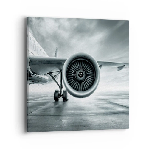 Cuadro sobre lienzo - Impresión de Imagen - Hay poder - 40x40 cm