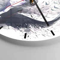 Esfera sin numeración, con rayas