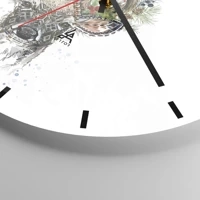 Esfera sin numeración, con rayas