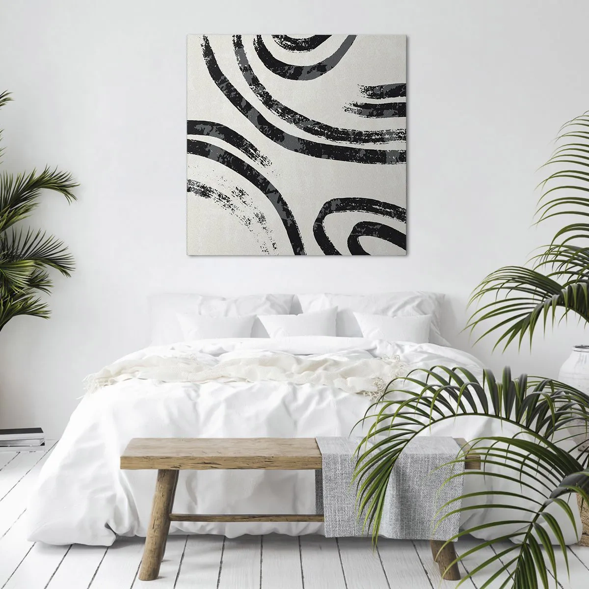 Cuadro sobre lienzo - Impresión de Imagen - A medias - 50x50 cm