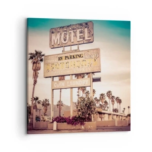 Cuadro sobre lienzo - Impresión de Imagen - El tiempo se detuvo - 70x70 cm