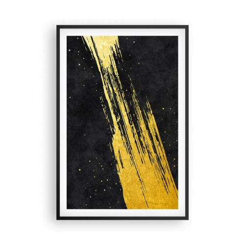 Póster en marco negro - Saltar al hiperespacio - 61x91 cm