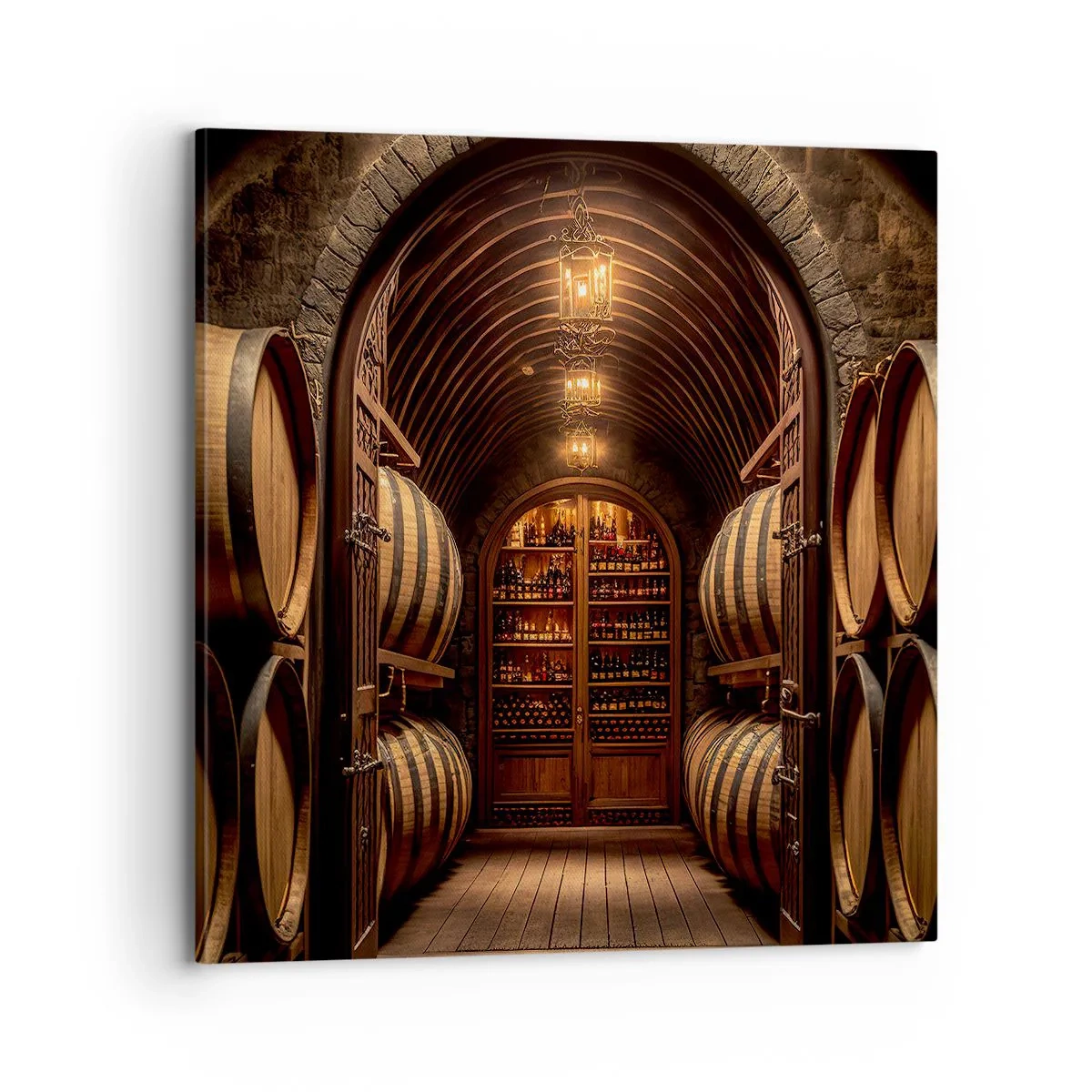 Cuadro sobre lienzo - Impresión de Imagen - Sótano atmosférico - 70x70 cm