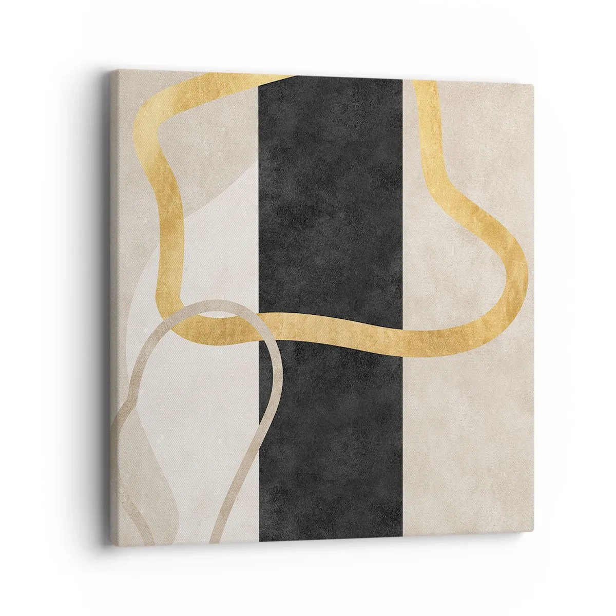 Cuadro sobre lienzo - Impresión de Imagen - Formas en bucle - 40x40 cm