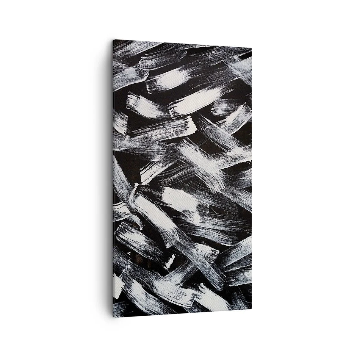 Cuadro sobre lienzo - Impresión de Imagen - Abstracción en el espíritu industrial - 45x80 cm