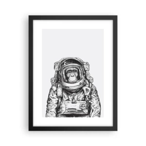 Póster en marco negro - Evolución alternativa - 30x40 cm