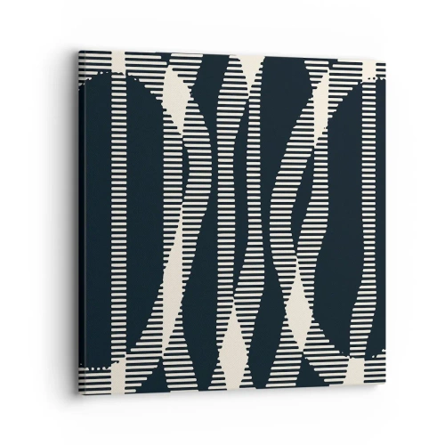 Cuadro sobre lienzo - Impresión de Imagen - Un intento de romper la oscuridad - 30x30 cm