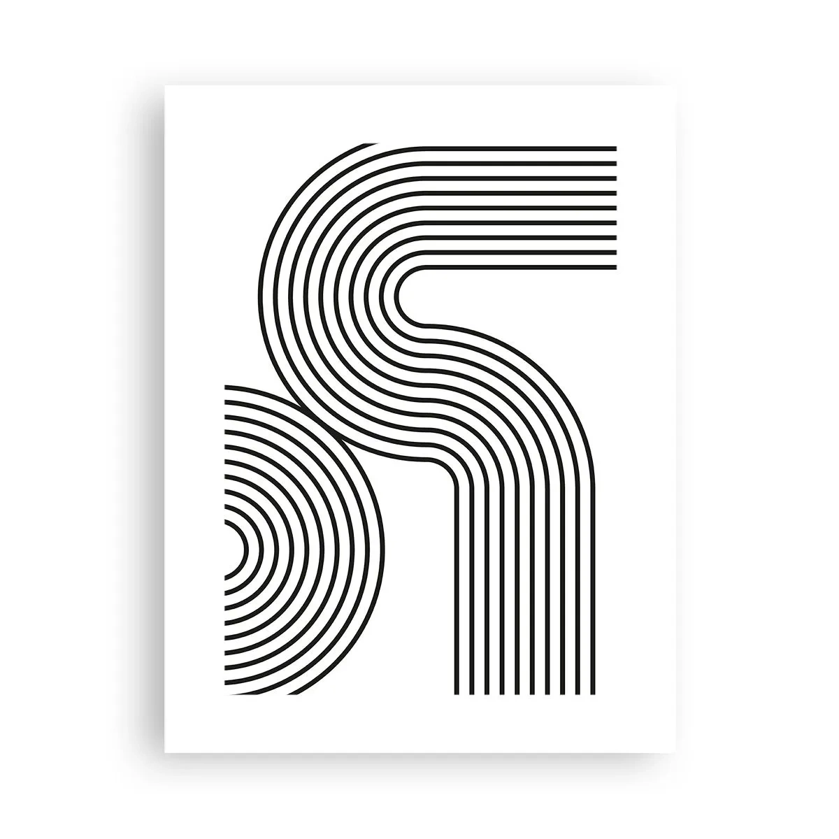 Póster - En una curva - 30x40 cm