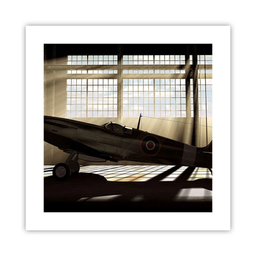 Póster - El descanso del guerrero - 40x40 cm